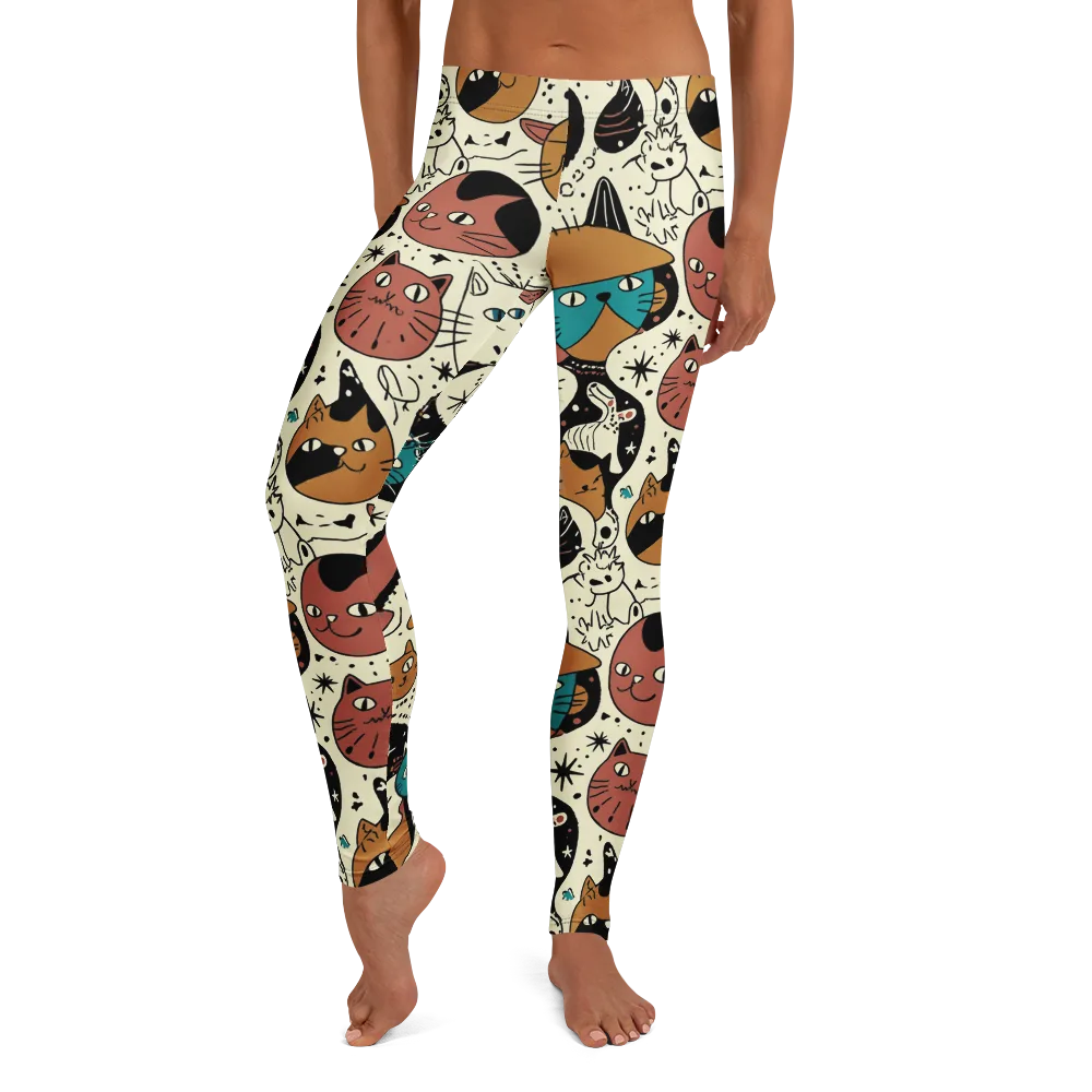Alleyway Astrology on Leggings — Front