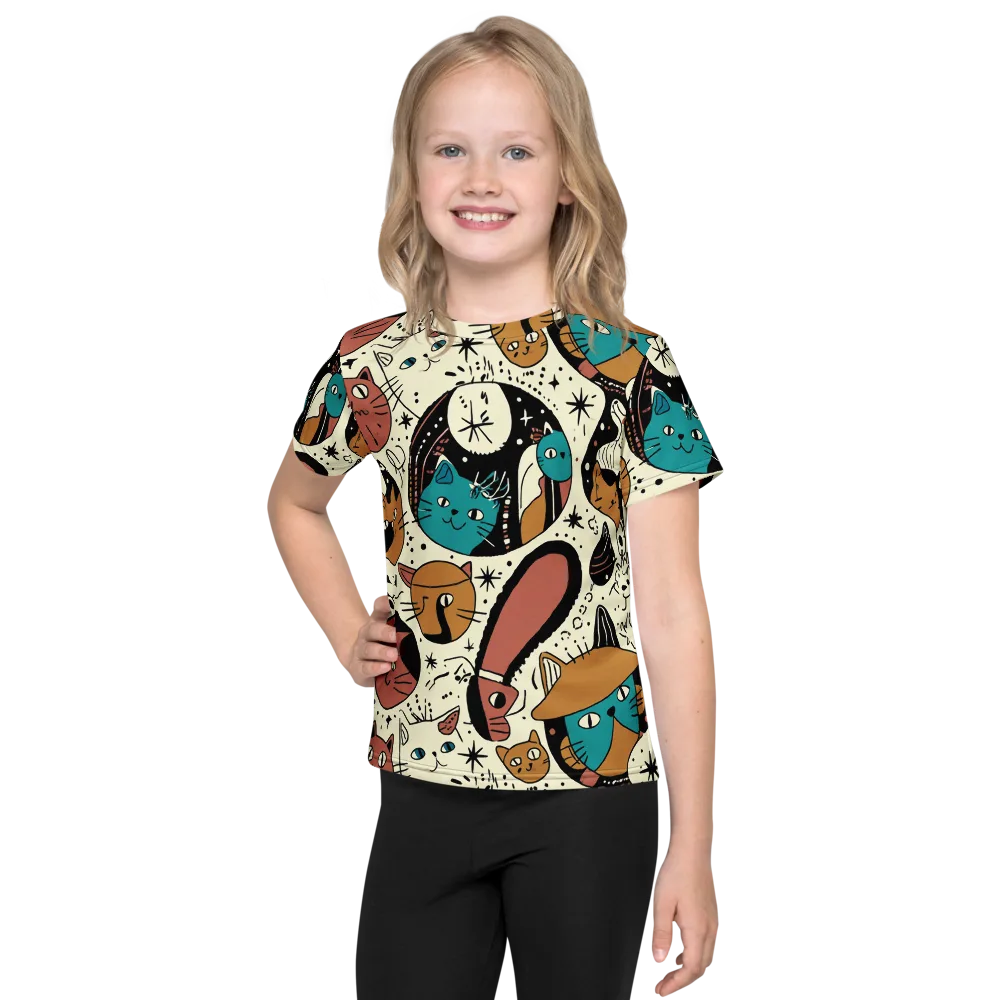 Alleyway Astrology on Kids Crew Neck T-Shirt — Front