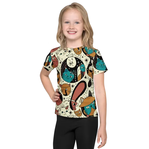 Alleyway Astrology on a Kids Crew Neck T-Shirt