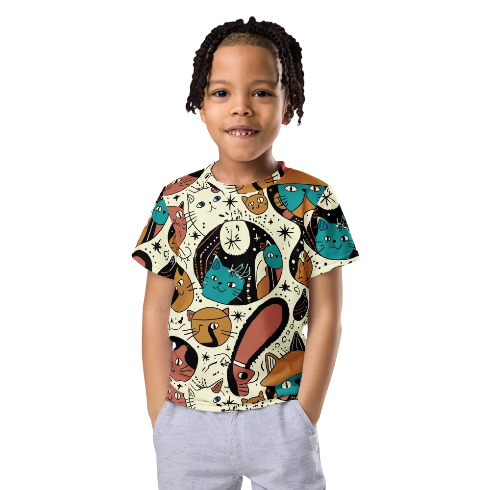 Alleyway Astrology on Kids Crew Neck T-Shirt — Front