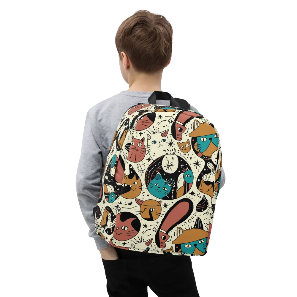Alleyway Astrology on Minimalist Backpack — Zoomed-in
