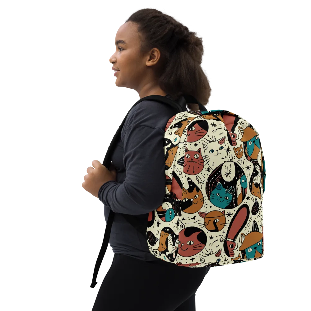 Alleyway Astrology on Minimalist Backpack — Right Front