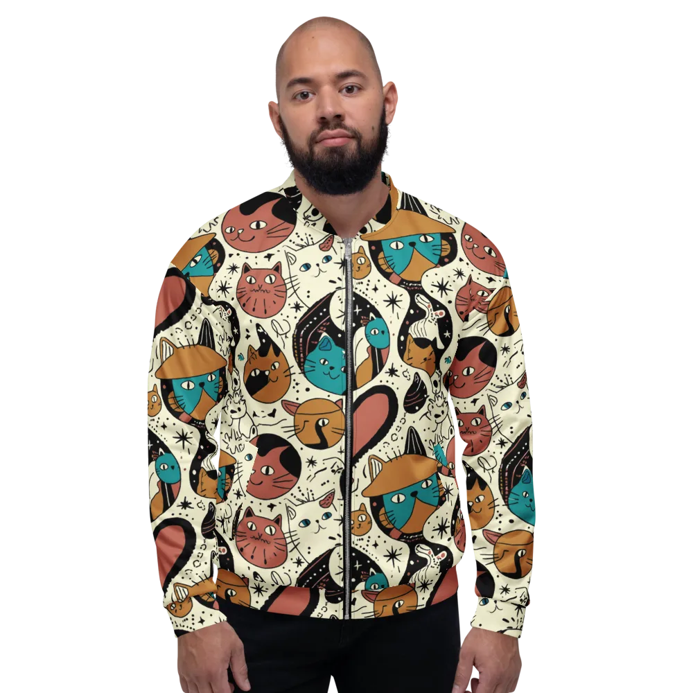 Alleyway Astrology on Bomber Jacket — Front