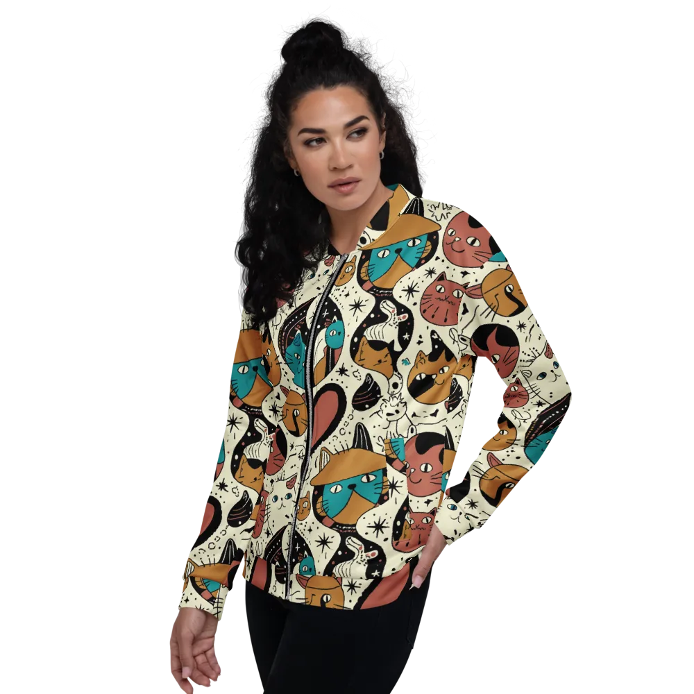 Alleyway Astrology on Bomber Jacket — Left