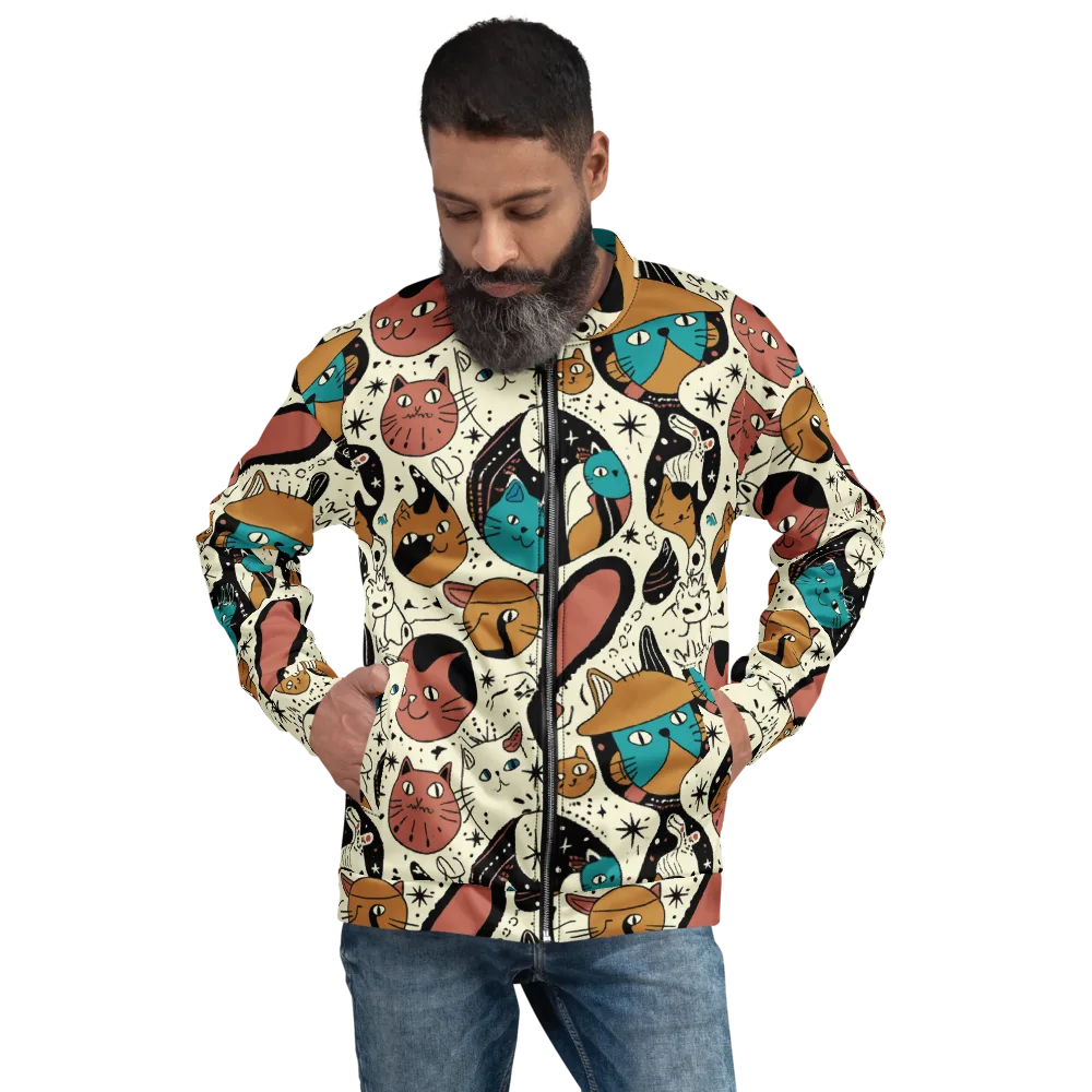 Alleyway Astrology on Bomber Jacket — Front