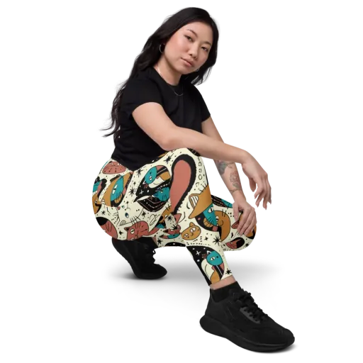 Alleyway Astrology on a Leggings with Pockets
