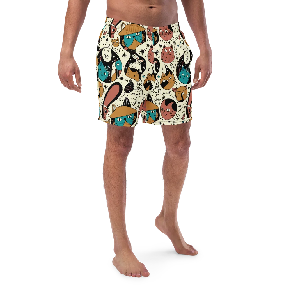 Alleyway Astrology on Swim Trunks — Front
