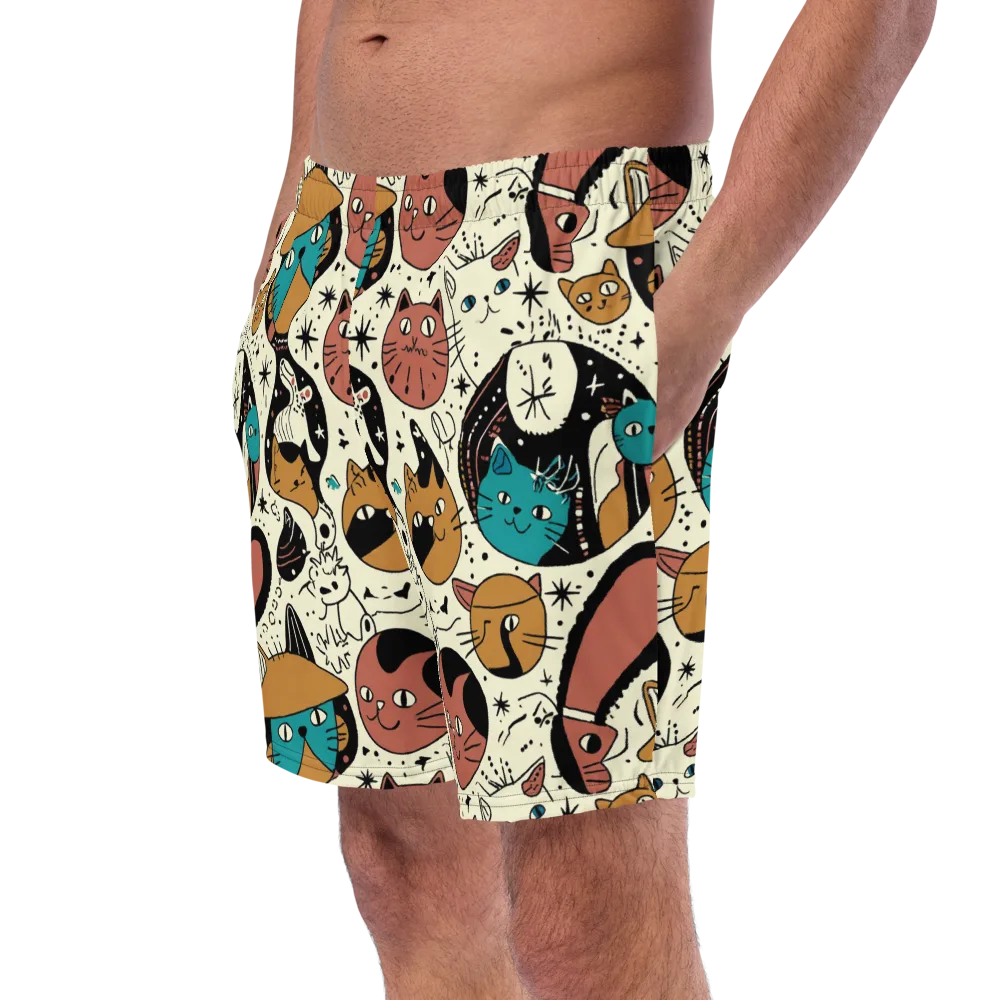 Alleyway Astrology on Swim Trunks — Left Front