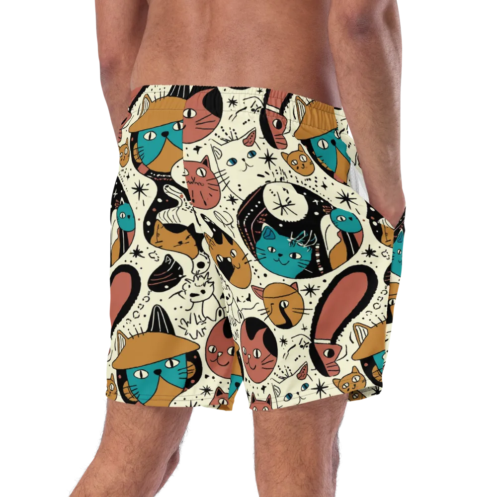 Alleyway Astrology on Swim Trunks — Right Back