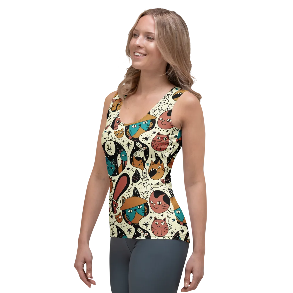 Alleyway Astrology on Women's Tank Top — Left Front