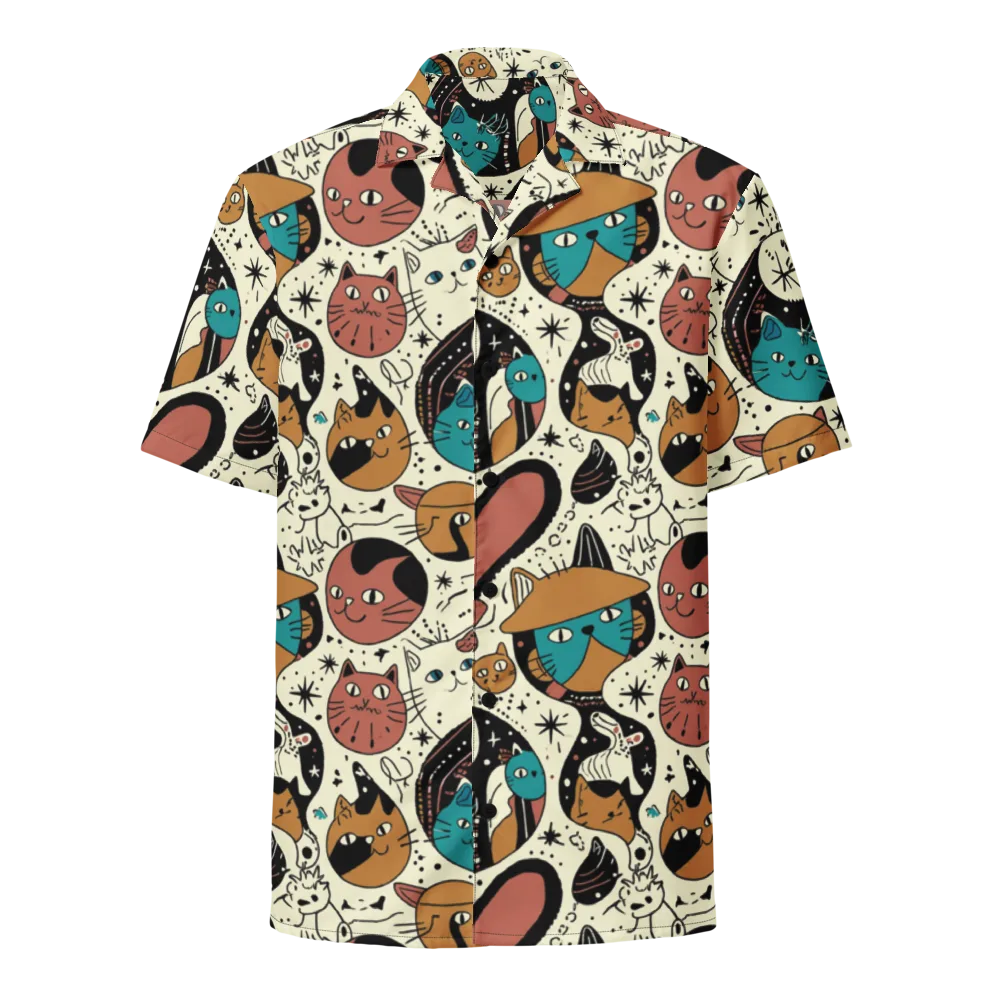 Alleyway Astrology on Button Shirt — Front