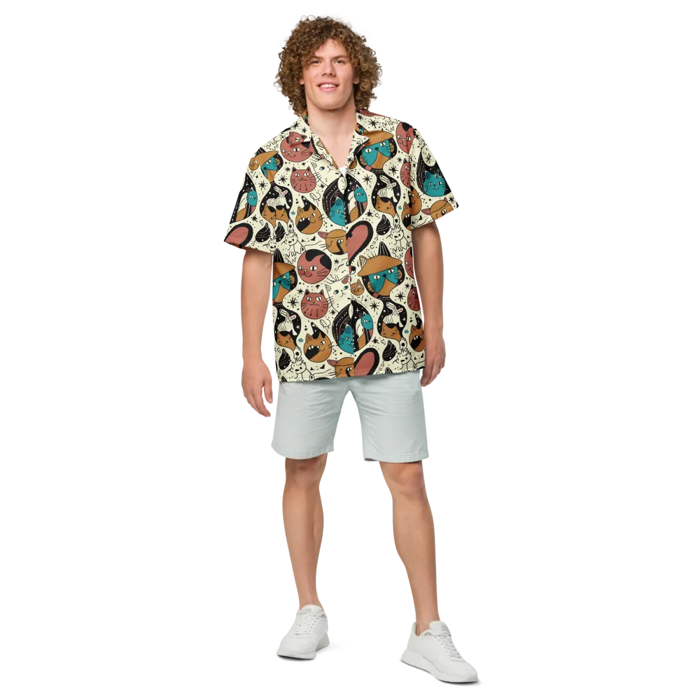Alleyway Astrology on Button Shirt — Front