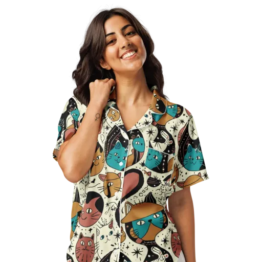 Alleyway Astrology on a Women's Short Sleeve Pajama Top