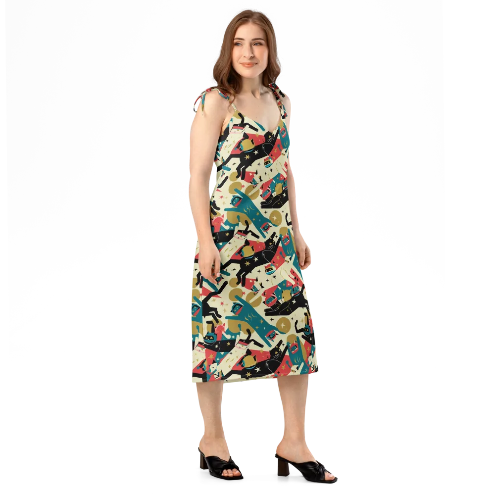 Astro Alley on Slip Dress — Right Front