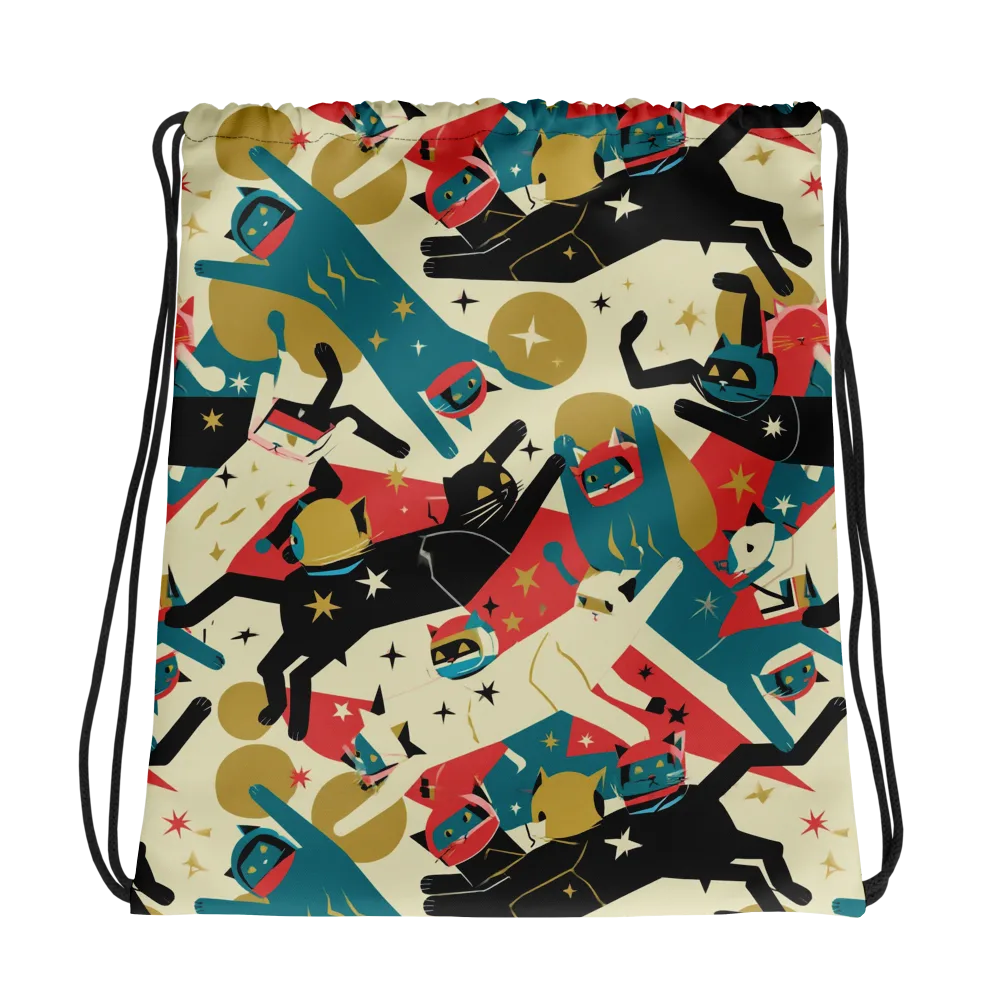Astro Alley on Drawstring Bag — Photo