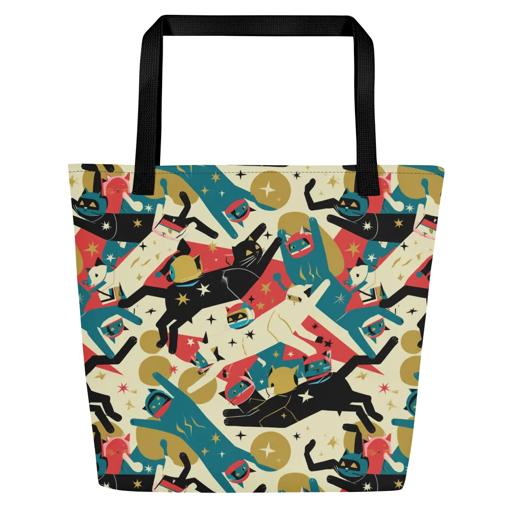 Astro Alley on Large Tote Bag W/ Pocket — Front