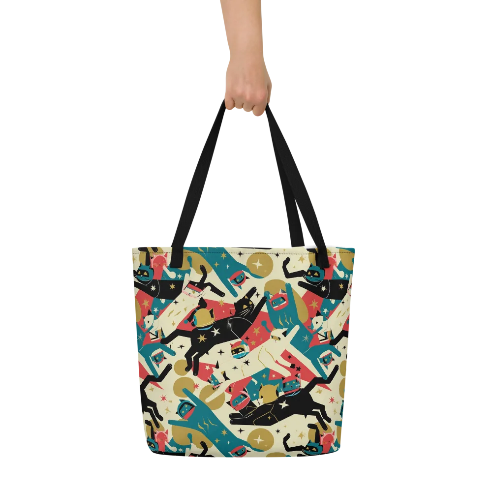 Astro Alley on Large Tote Bag W/ Pocket — Front