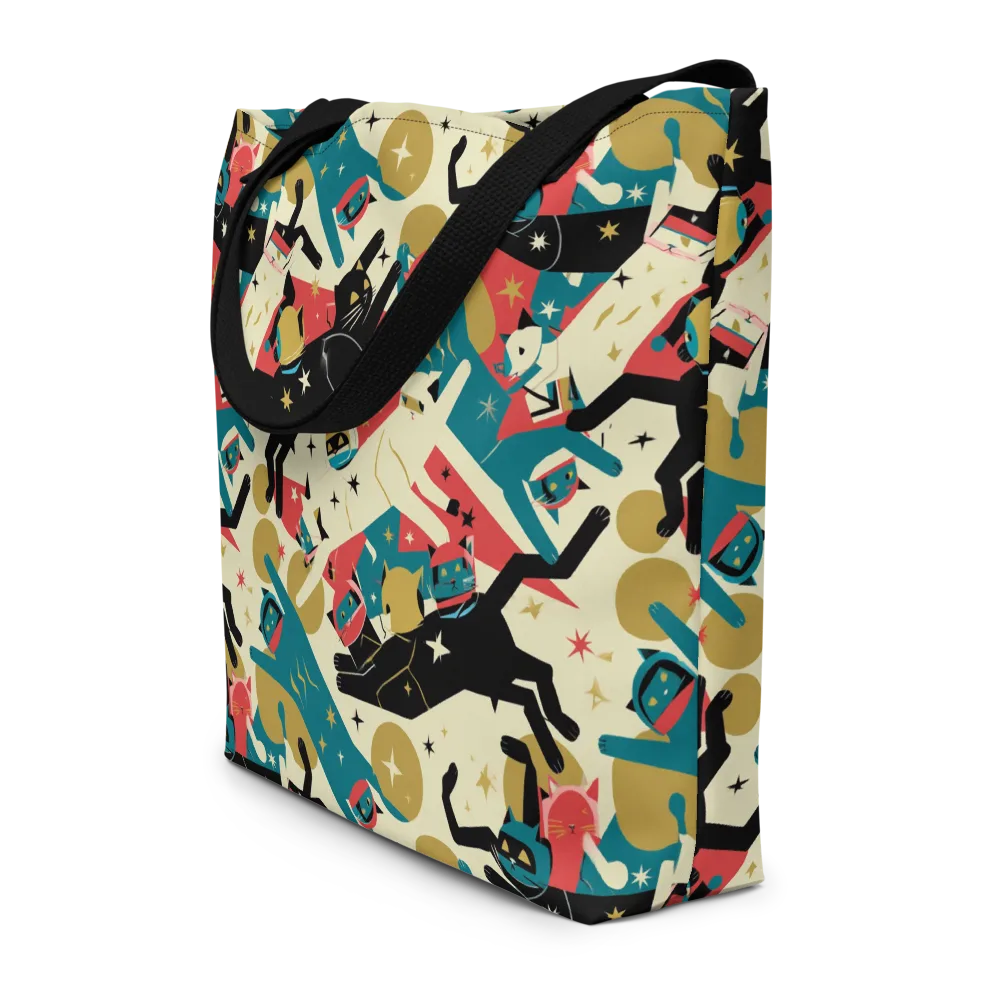 Astro Alley on Large Tote Bag W/ Pocket — Front