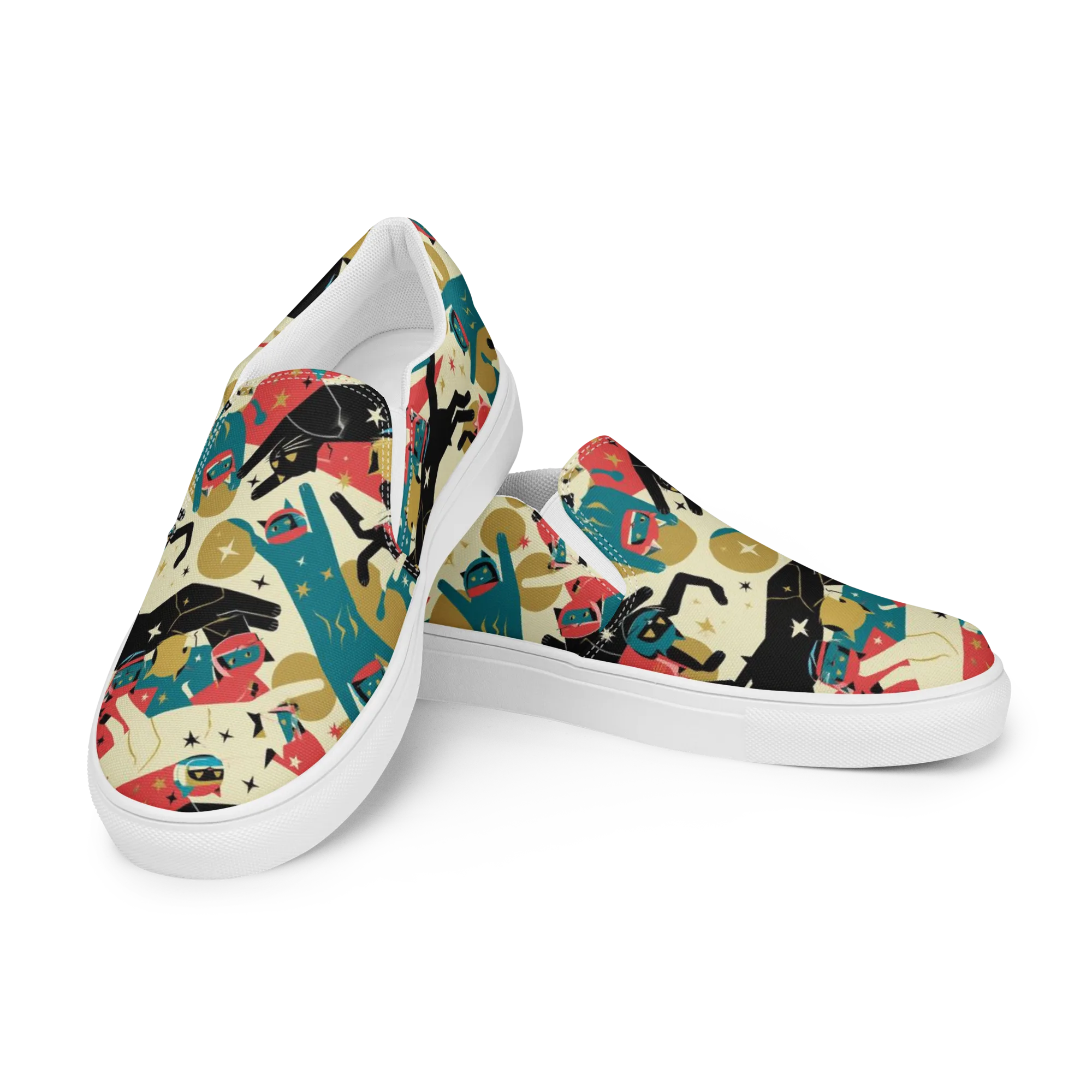 Astro Alley on Women's Slip-On Canvas Shoes — Left Front