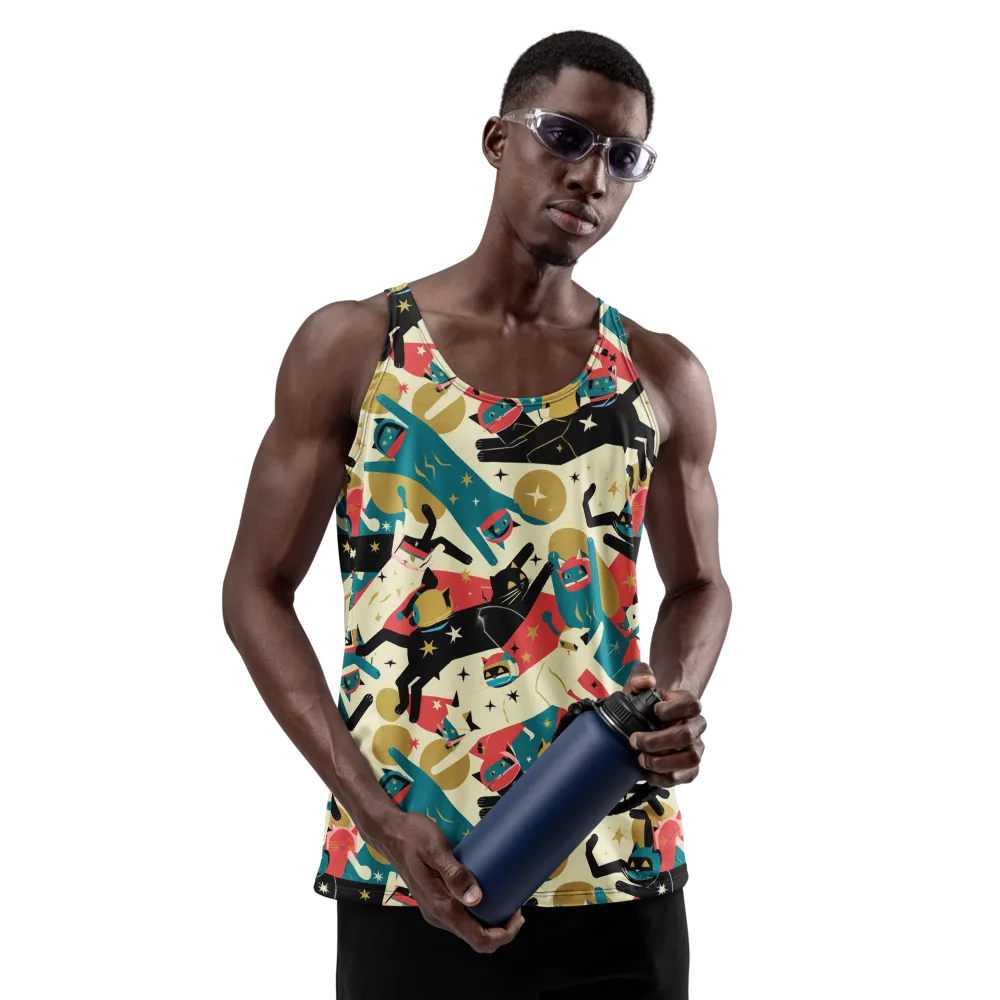 Astro Alley on Men's Tank Top — Front