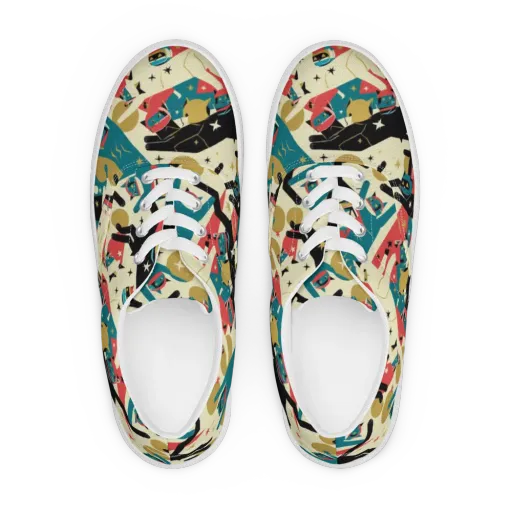 Astro Alley on a Men's Lace-Up Canvas Shoes