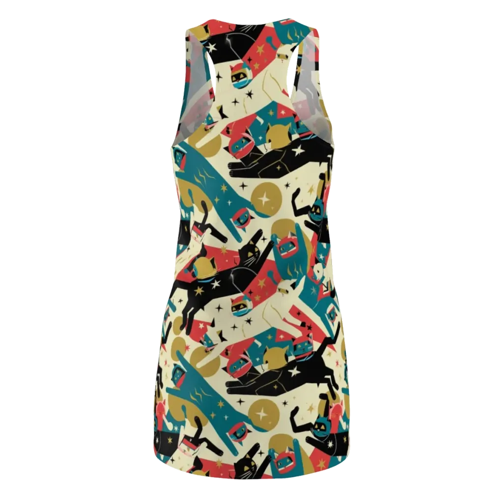 Astro Alley on Racerback Dress — Back