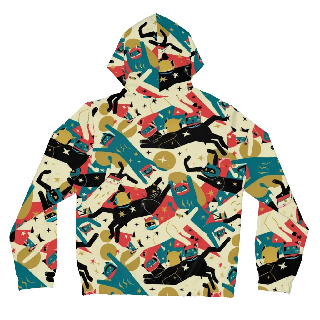 Astro Alley on Women's Full-Zip Hoodie — Back