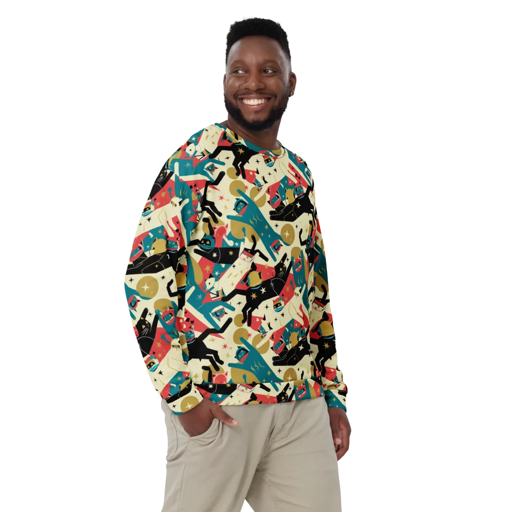 Astro Alley on Sweatshirt — Front
