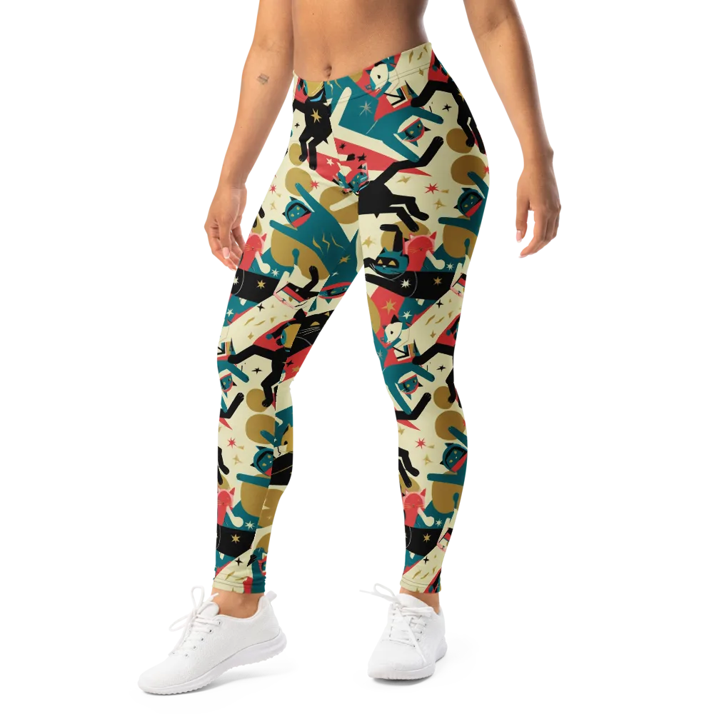 Astro Alley on Leggings — Left Front