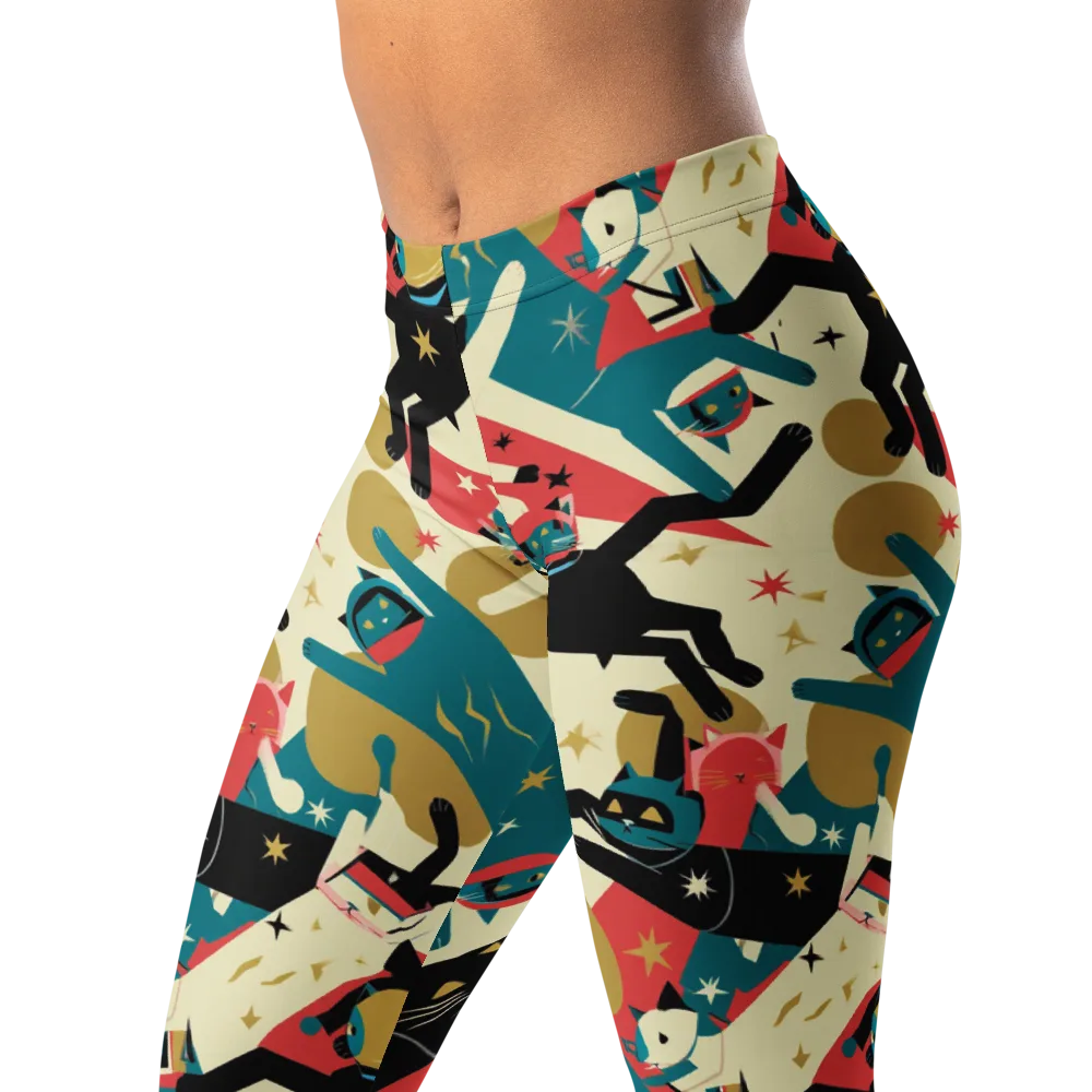 Astro Alley on Leggings — Left Front