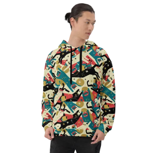 Astro Alley on a Hoodie