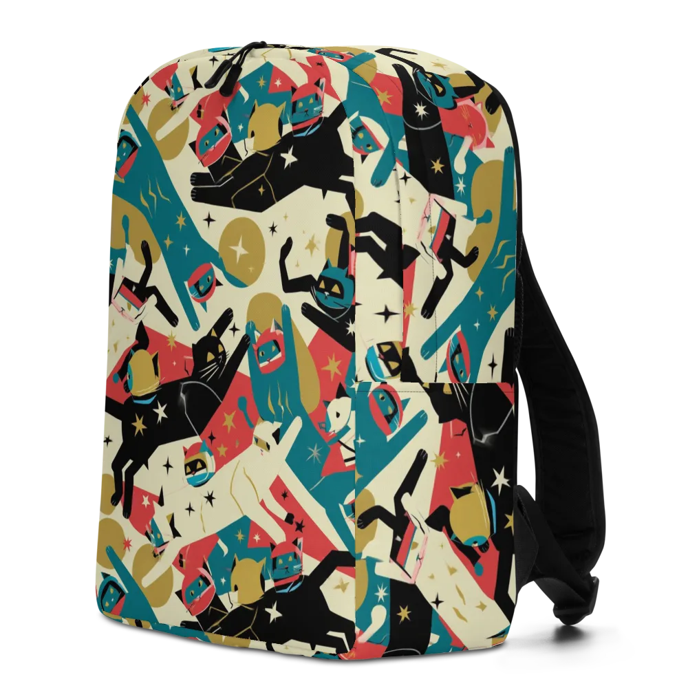 Astro Alley on Minimalist Backpack — Left