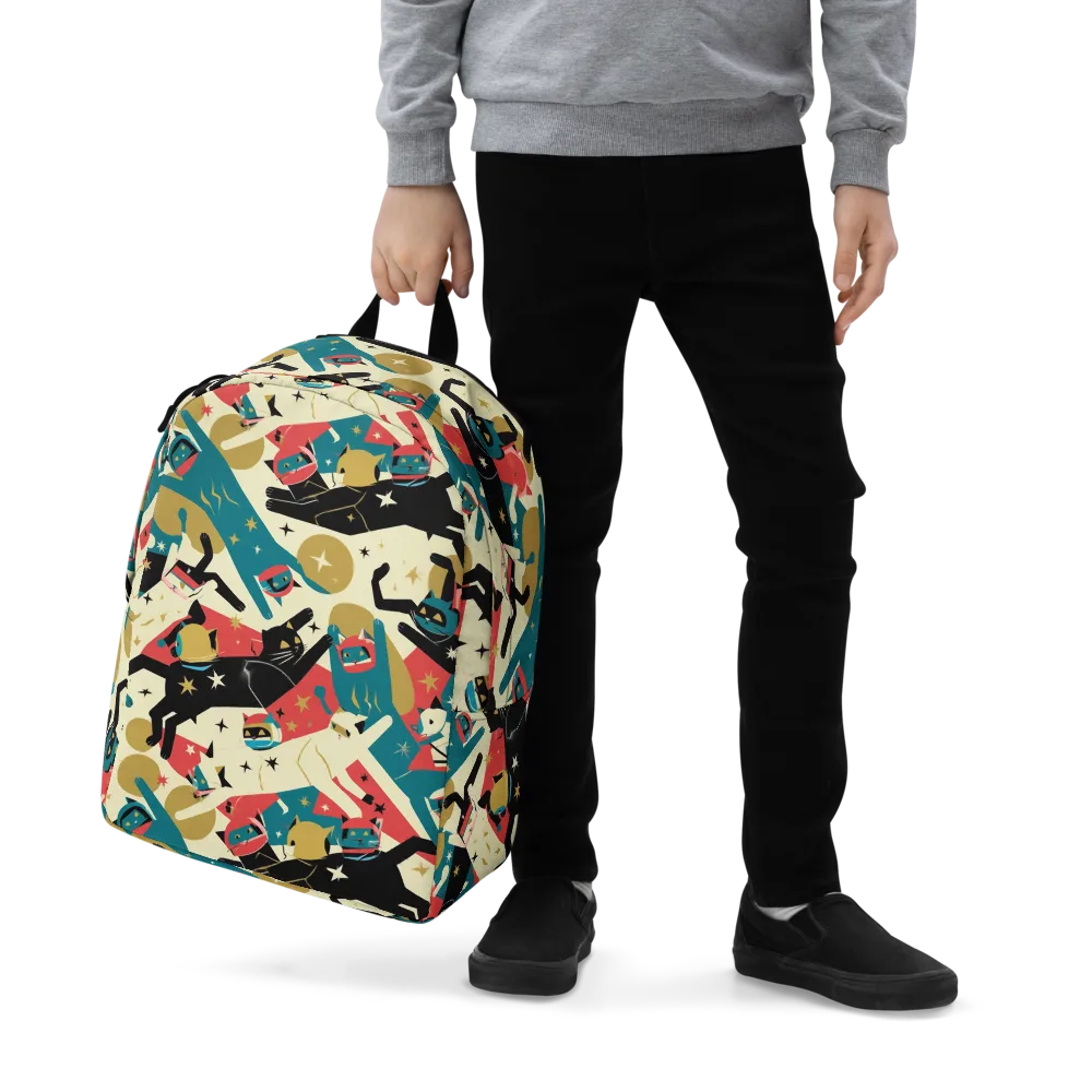 Astro Alley on Minimalist Backpack — Zoomed-in