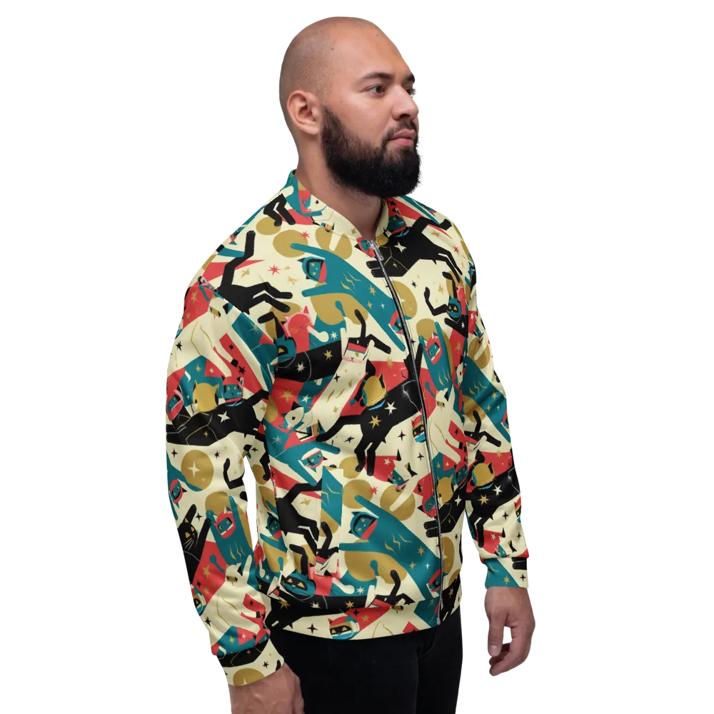 Astro Alley on Bomber Jacket — Right