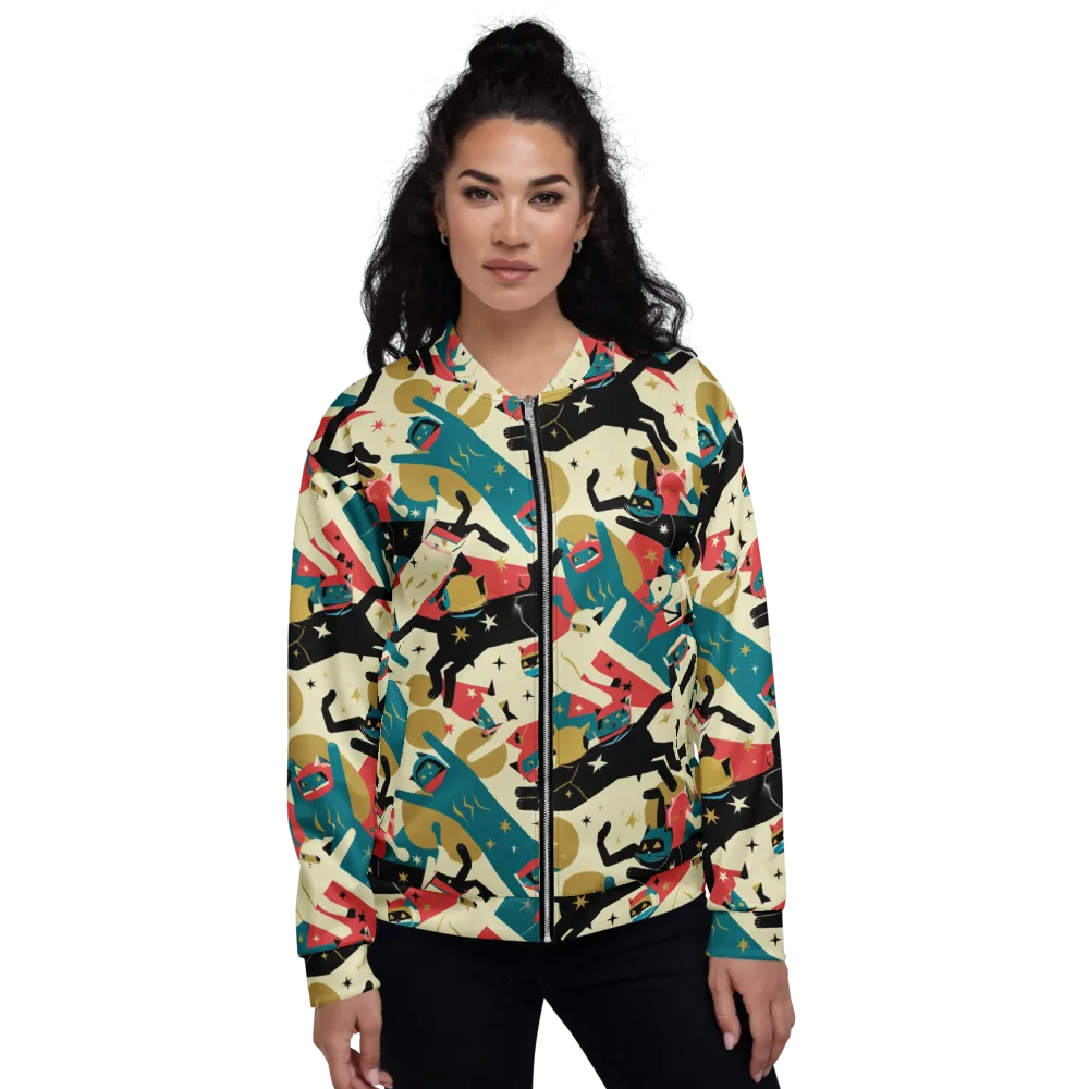 Astro Alley on Bomber Jacket — Front
