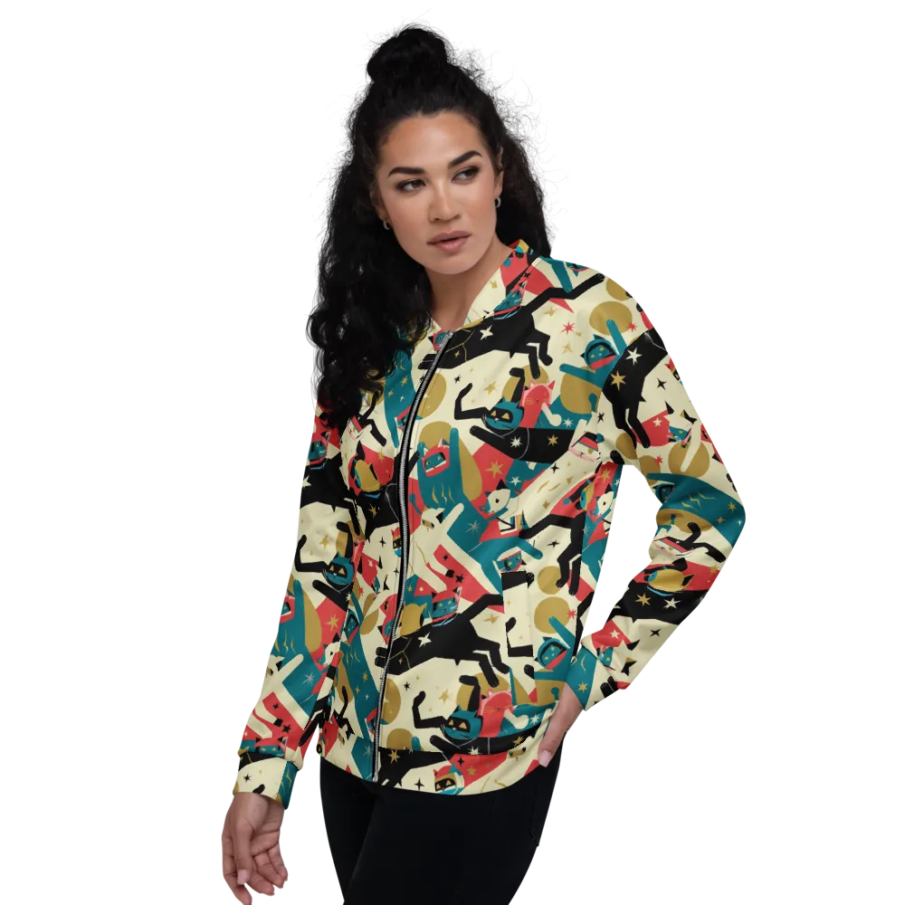 Astro Alley on Bomber Jacket — Left