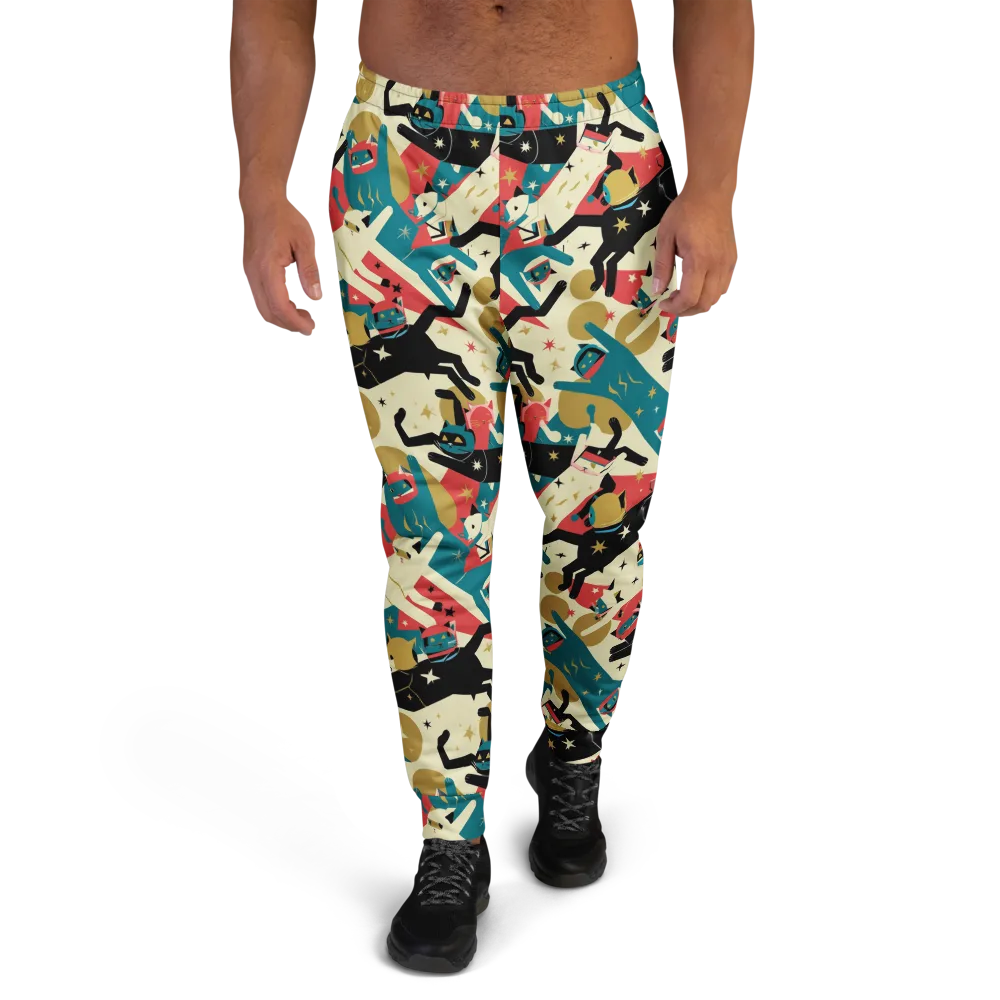 Astro Alley on Men's Joggers — Front