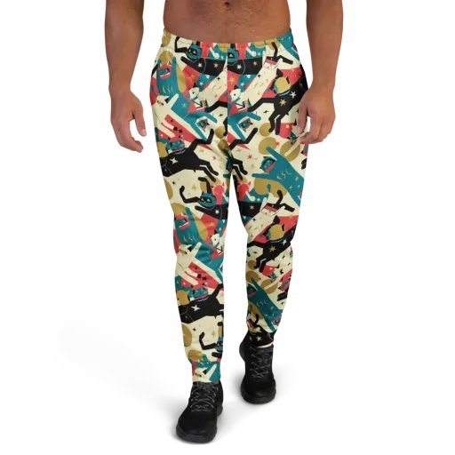 Astro Alley on a Men's Joggers