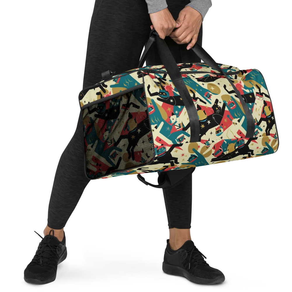 Astro Alley on Duffle Bag — Right Front