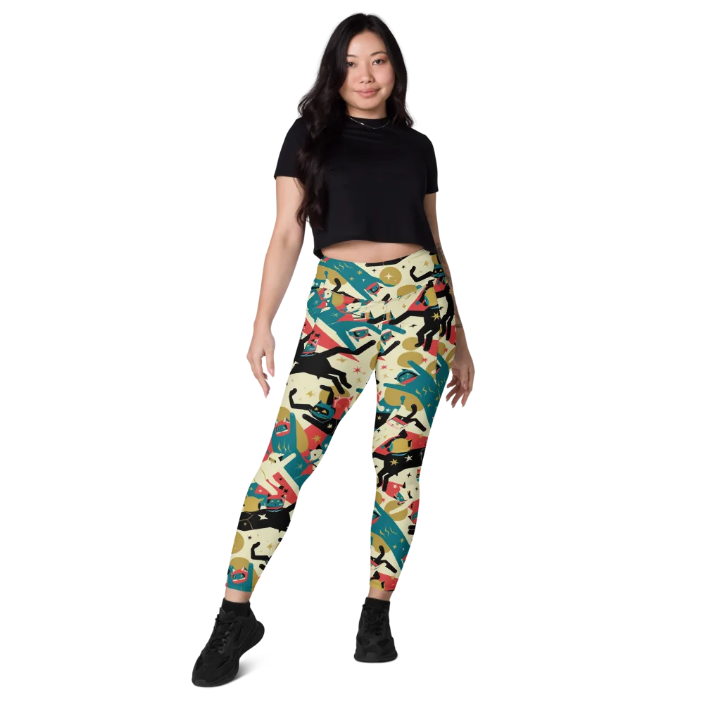 Astro Alley on Leggings with Pockets — Front