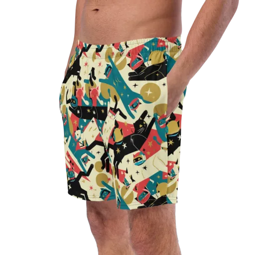 Astro Alley on a Swim Trunks