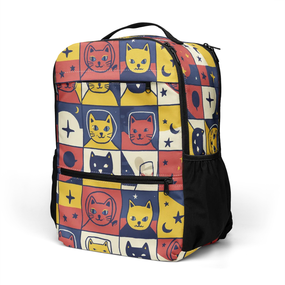 Astro Whiskers on Utility Backpack — Left Front