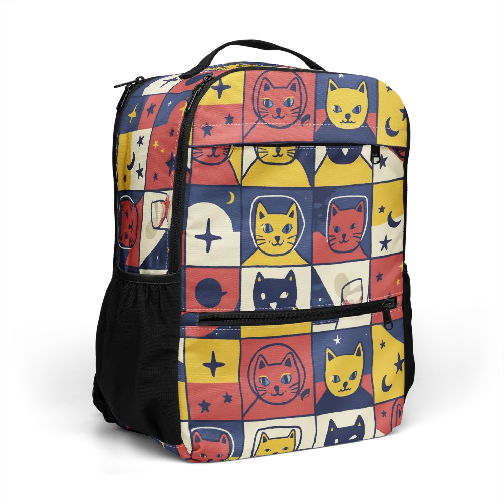 Astro Whiskers on Utility Backpack — Right Front
