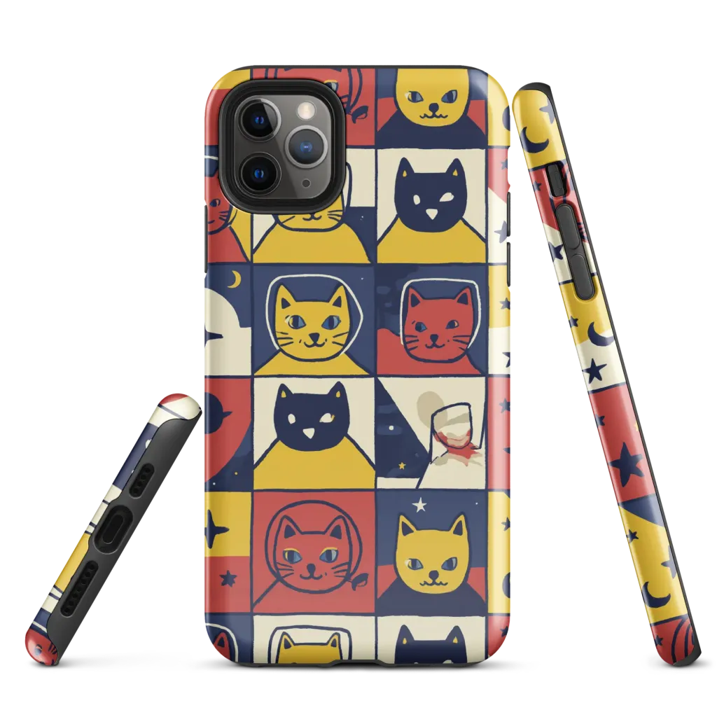 Astro Whiskers on Tough Case for iPhone® — Front