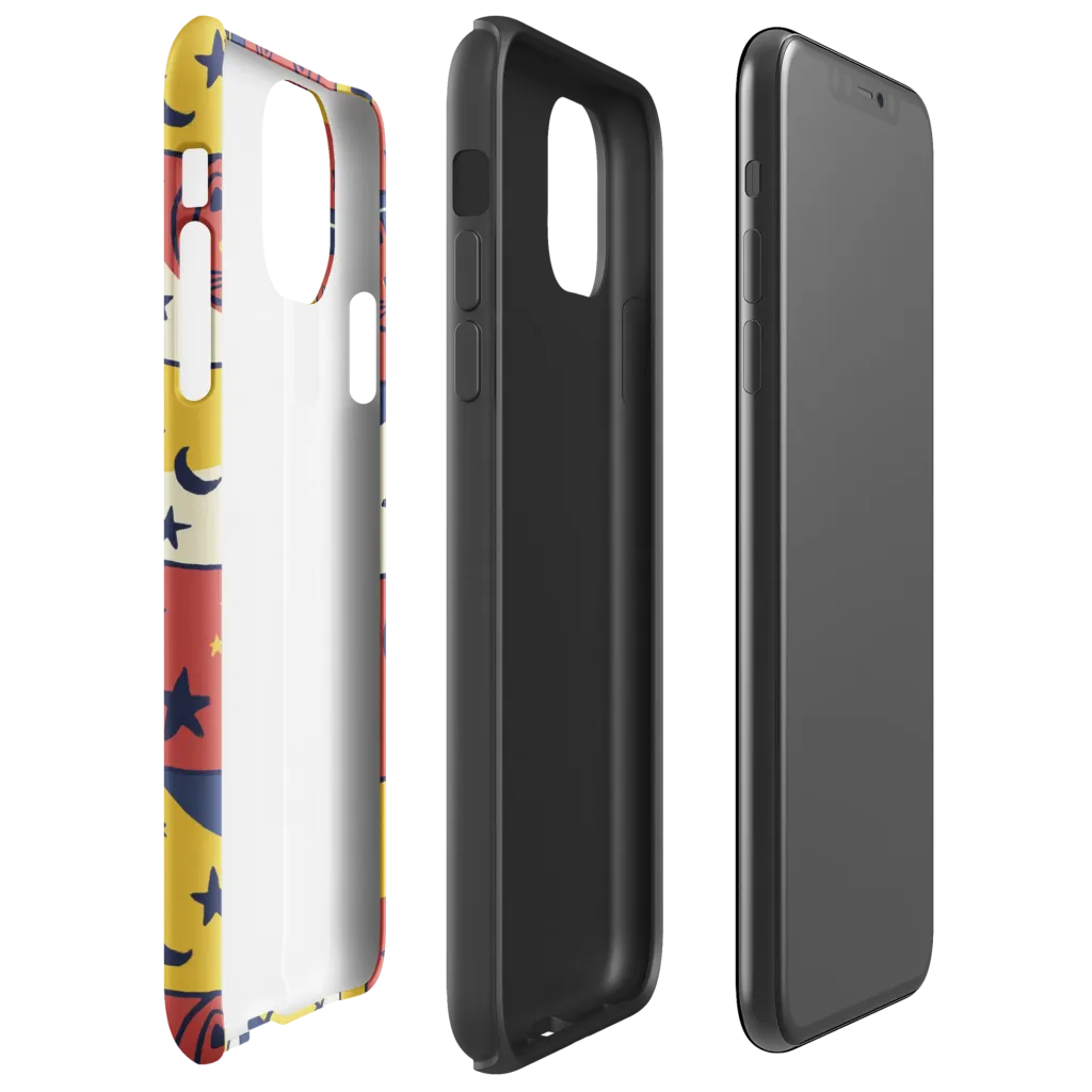 Astro Whiskers on Tough Case for iPhone® — Right