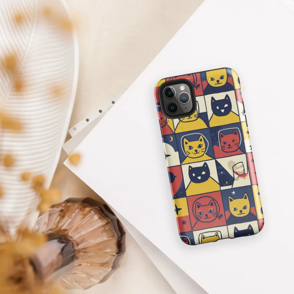 Astro Whiskers on Tough Case for iPhone® — Front