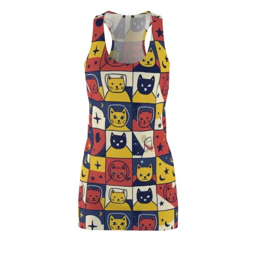 Astro Whiskers on a Racerback Dress