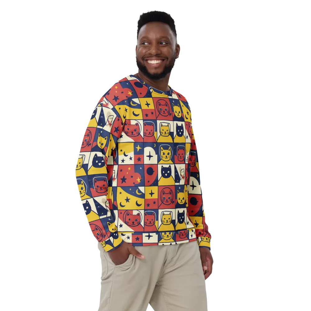 Astro Whiskers on Sweatshirt — Front