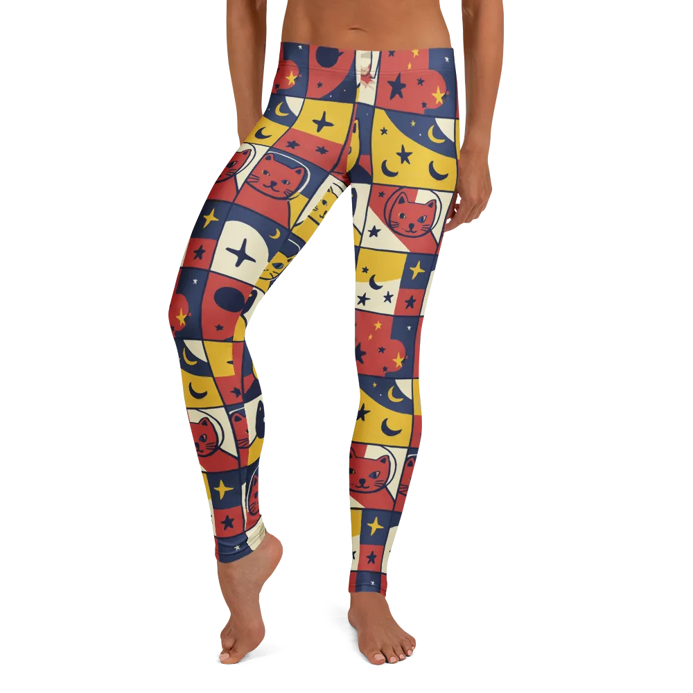 Astro Whiskers on Leggings — Front