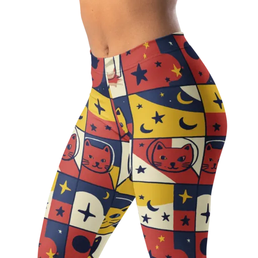 Astro Whiskers on a Leggings